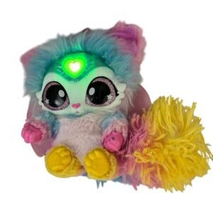 Magic Mixies Rainbow Unicorn Plush Fox Pet Interactive Lights Sounds Works